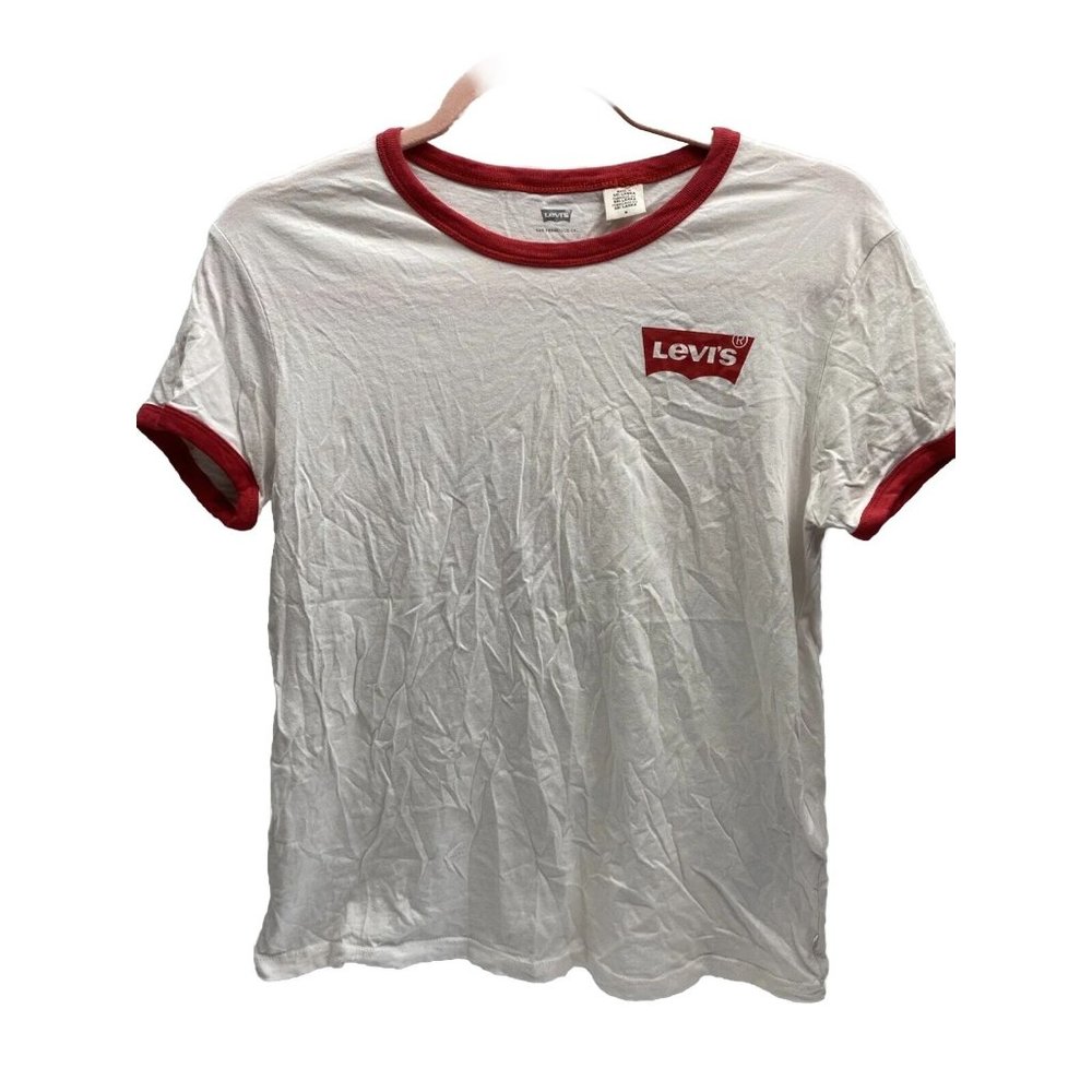 Classic Levi's White & Red Ringer Tee